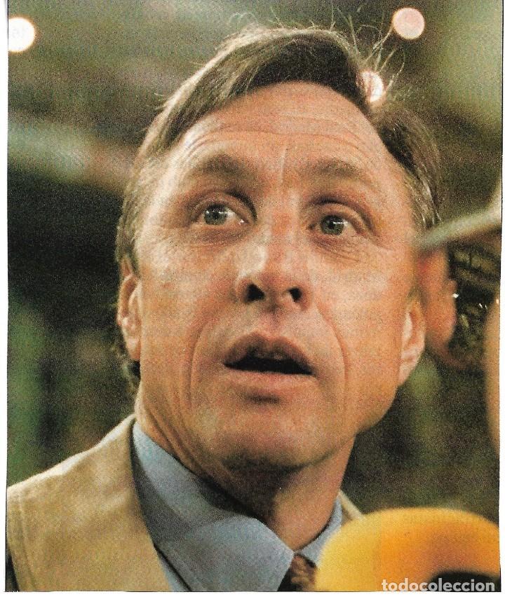 Coleccionismo deportivo: Recorte de CRUYFF en primer plano - Foto 1