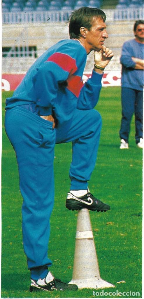 Coleccionismo deportivo: Gran recorte de CRUYFF en un entrenamiento