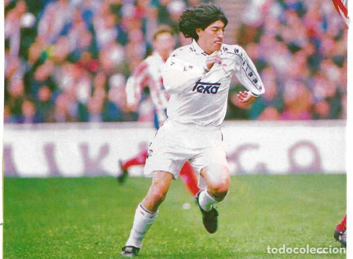 Sammelleidenschaft Sport: REAL MADRID: Recorte de Iv&aacute;n ZAMORANO en acci&oacute;n. 1995