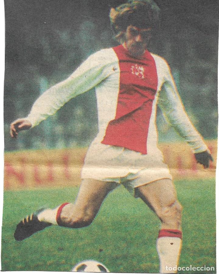 Sammelleidenschaft Sport: AJAX DE AMSTERDAM,: Recorte de Johnny REP.