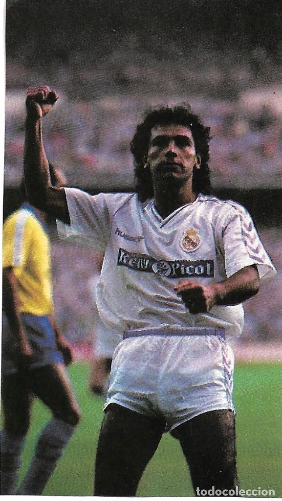 Sammelleidenschaft Sport: REAL MADRID: Recorte de HUGO S&Aacute;NCHEZ. 1990