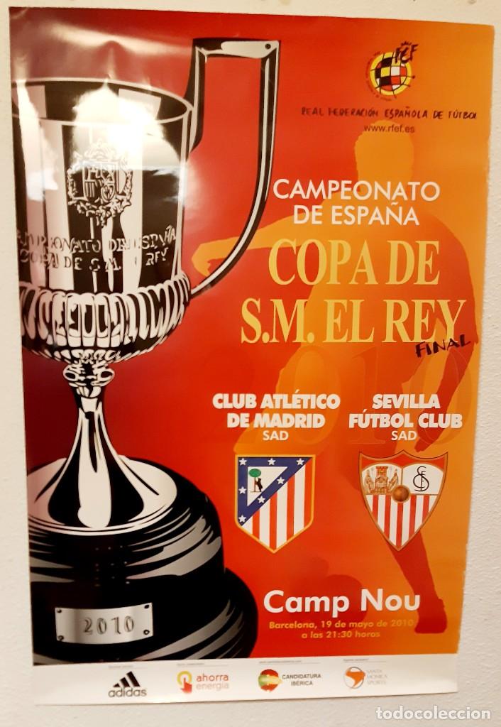 Coleccionismo deportivo: Cartel Final de Copa a&ntilde;o 2.010 - Foto 1