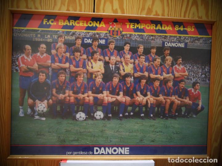 Collezionismo sportivo: F&uacute;tbol Club Barcelona temporada 1984-85