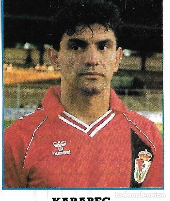 Sammelleidenschaft Sport: BURGOS CF: Recorte de KARABEG. 1990