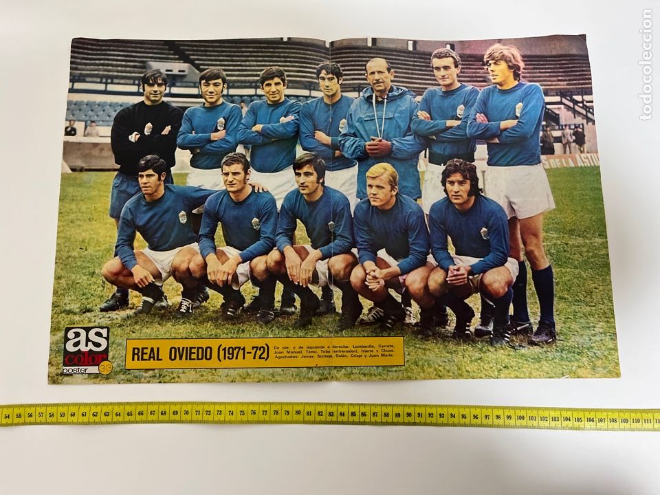 Sammelleidenschaft Sport: A257 - POSTER REAL OVIEDO 1971-72