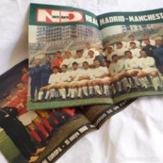 Coleccionismo deportivo: 2 POSTER REAL MADRID MANCHESTER UNITED, COPA DE EUROPA 1968, NUEVO DIARIO. Lote 321778908