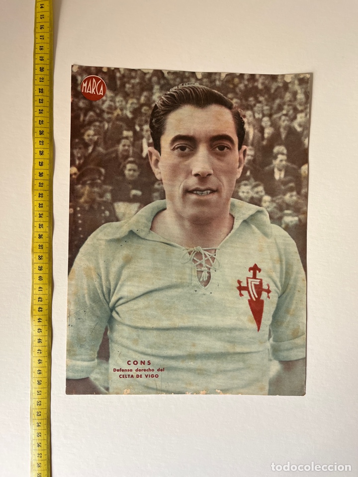 Collezionismo sportivo: POSTER CONS CELTA DE VIGO MARCA A&Ntilde;OS 40