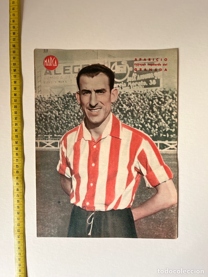 Collezionismo sportivo: POSTER APARICIO GRANADA MARCA A&Ntilde;OS 40
