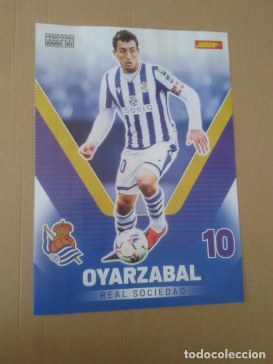 Collectionnisme sportif: OYARZABAL REAL SOCIEDAD CANALES REAL BETIS DOBLE P&Oacute;STER 1 P&Aacute;GINA REVISTA JUG&Oacute;N 2020-2021 LIGA 20-21