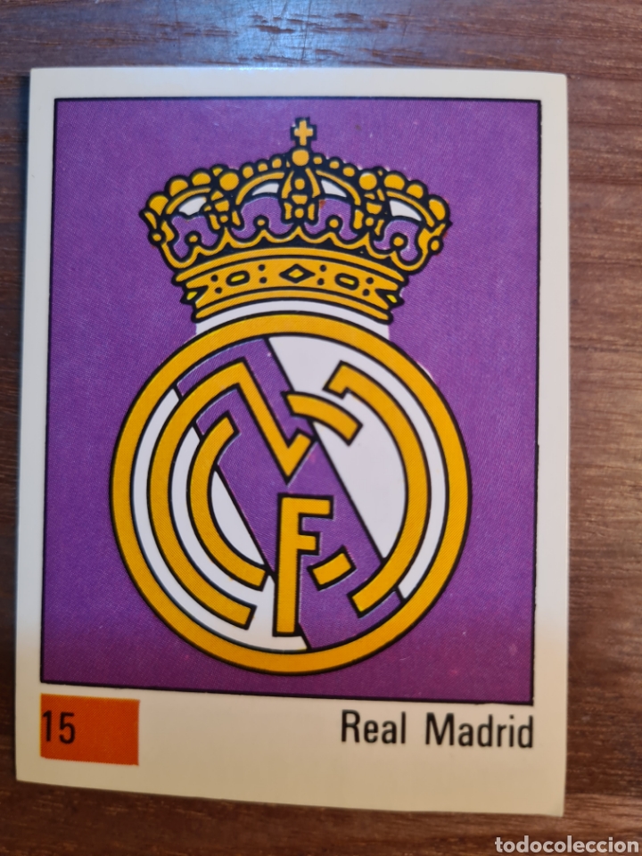 Collectionnisme sportif: PANINI BASKET 90 ACB CROMO 15 ESCUDO REAL MADRID NUEVO