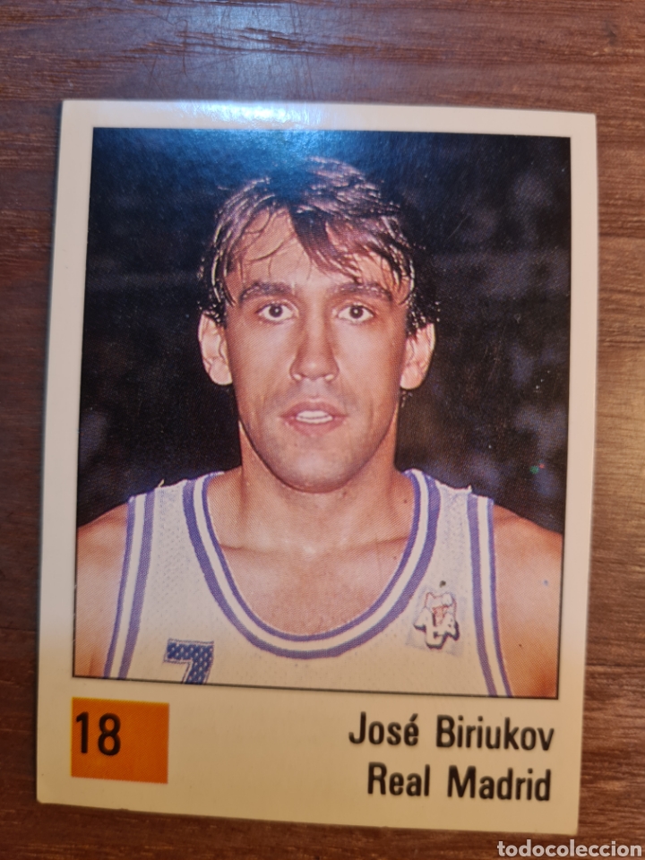Collectionnisme sportif: PANINI BASKET 90 ACB CROMO 18 BIRUKOV NUEVO