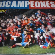 Coleccionismo deportivo: POSTER FC BARCELONA TRICAMPEÓN 2008/09. Lote 387222709
