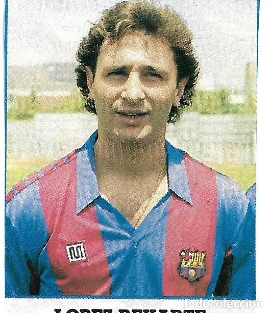 Collectionnisme sportif: BAR&Ccedil;A: Recorte de L&Oacute;PEZ REKARTE. 1990