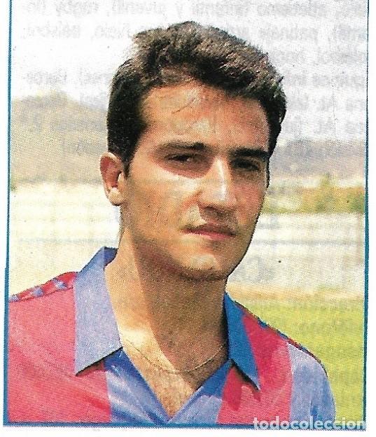 Sammelleidenschaft Sport: BAR&Ccedil;A: Recorte de PINILLA. 1990