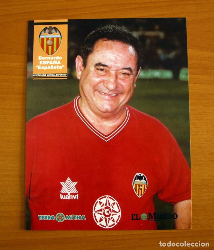 Sammelleidenschaft Sport: Valencia - Bernardo Espa&ntilde;a Espa&ntilde;eta -Temporada 1998-1999, 98-99 - Foto L&aacute;mina del Diario El Mundo
