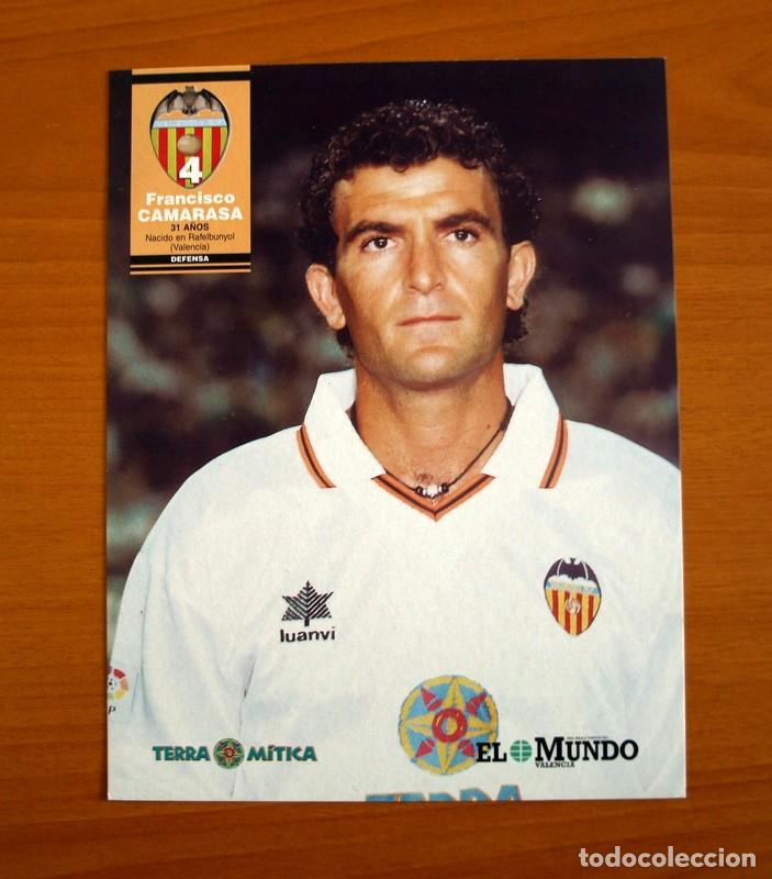 Sammelleidenschaft Sport: Valencia - Francisco Camarasa 4 -Temporada 1998-1999, 98-99 - Foto L&aacute;mina del Diario El Mundo