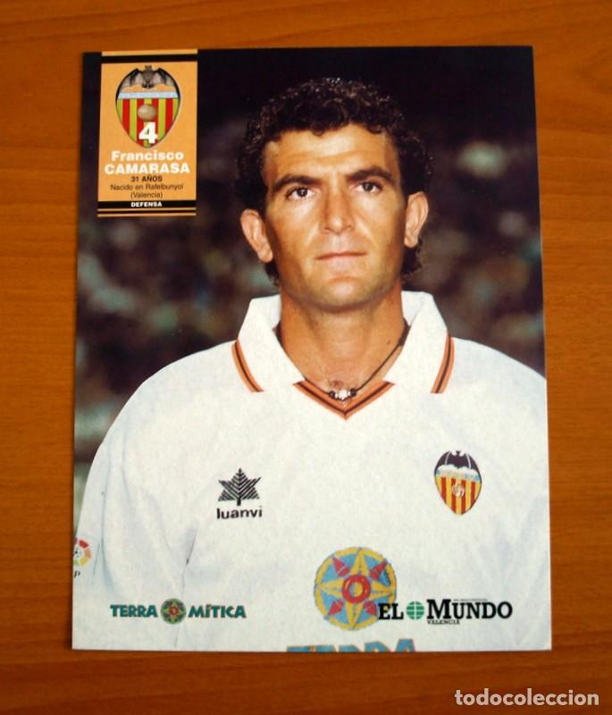Sammelleidenschaft Sport: Valencia - Francisco Camarasa 4 -Temporada 1998-1999, 98-99 - Foto L&aacute;mina del Diario El Mundo