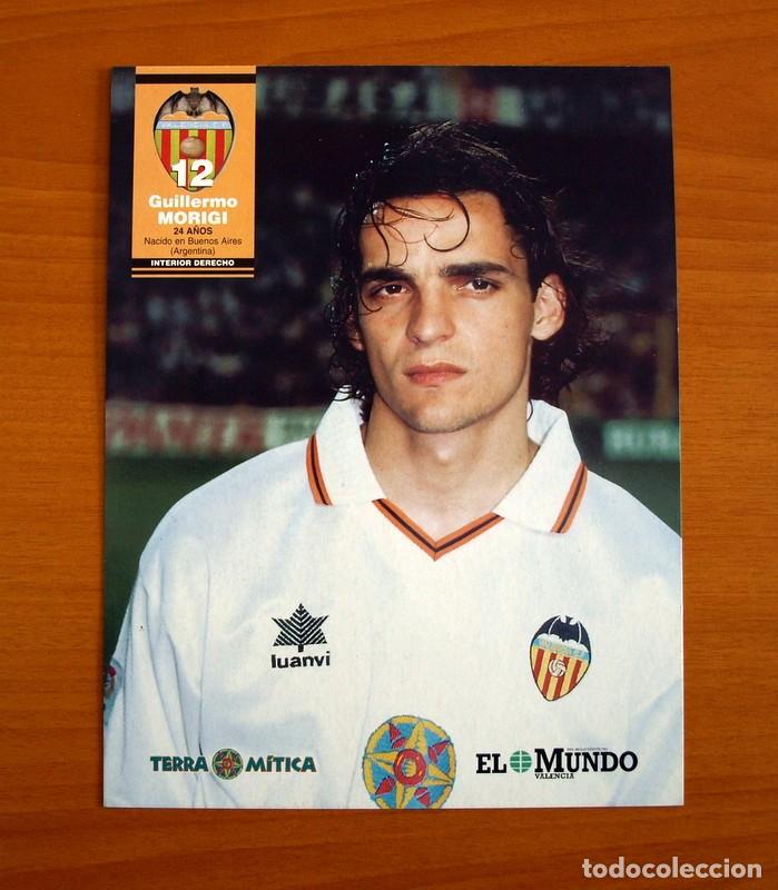 Sammelleidenschaft Sport: Valencia - Guillermo Morigi 12 -Temporada 1998-1999, 98-99 - Foto L&aacute;mina del Diario El Mundo