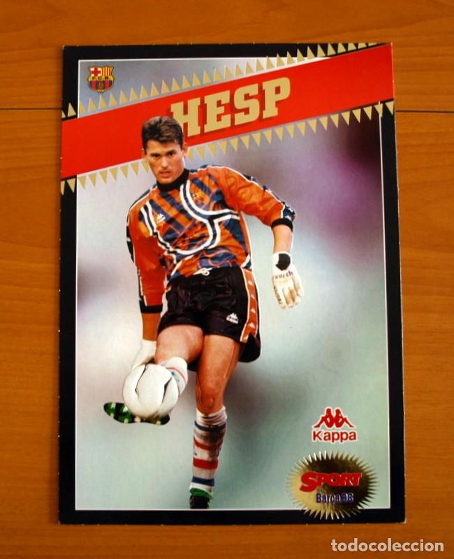 Sammelleidenschaft Sport: Barcelona - Hesp -Temporada Bar&ccedil;a 1997-1998, 97-98 - Foto Postales Gigantes del Diario Sport