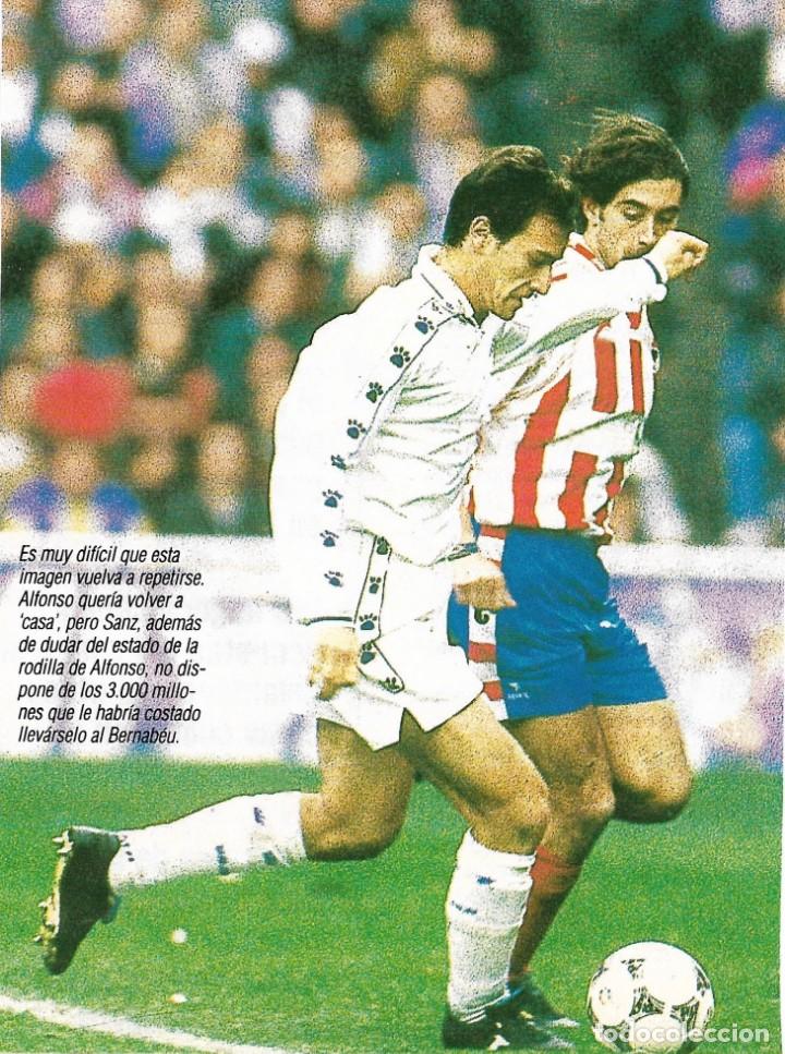 Collectionnisme sportif: Recorte de ALFONSO con el Real Madrid