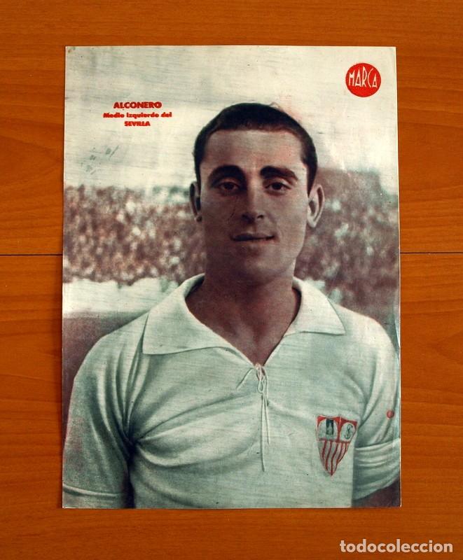 Sammelleidenschaft Sport: Sevilla - Alconero Medio Izquierdo - L&aacute;mina de Marca a&ntilde;os 40 - Tama&ntilde;o 23,5x32 cm.