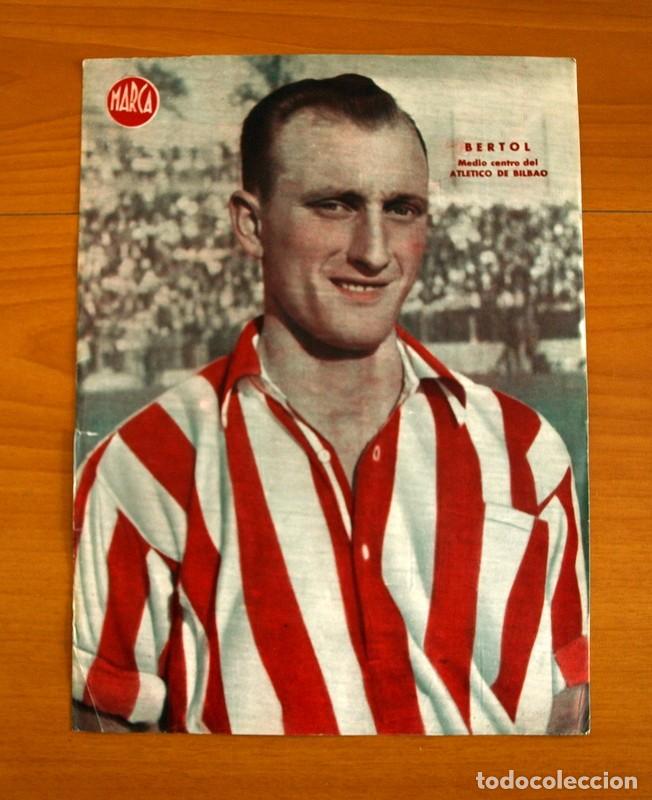 Coleccionismo deportivo: Athletic de Bilbao - Bertol Medio Centro - L&aacute;mina de Marca a&ntilde;os 40 - Tama&ntilde;o 23,5x32 cm.