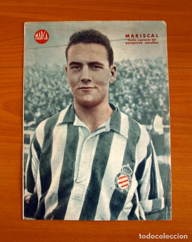 Collectionnisme sportif: Espa&ntilde;ol - Mariscal Medio Izquierdo - L&aacute;mina de Marca a&ntilde;os 40 - Tama&ntilde;o 23,5x32 cm.