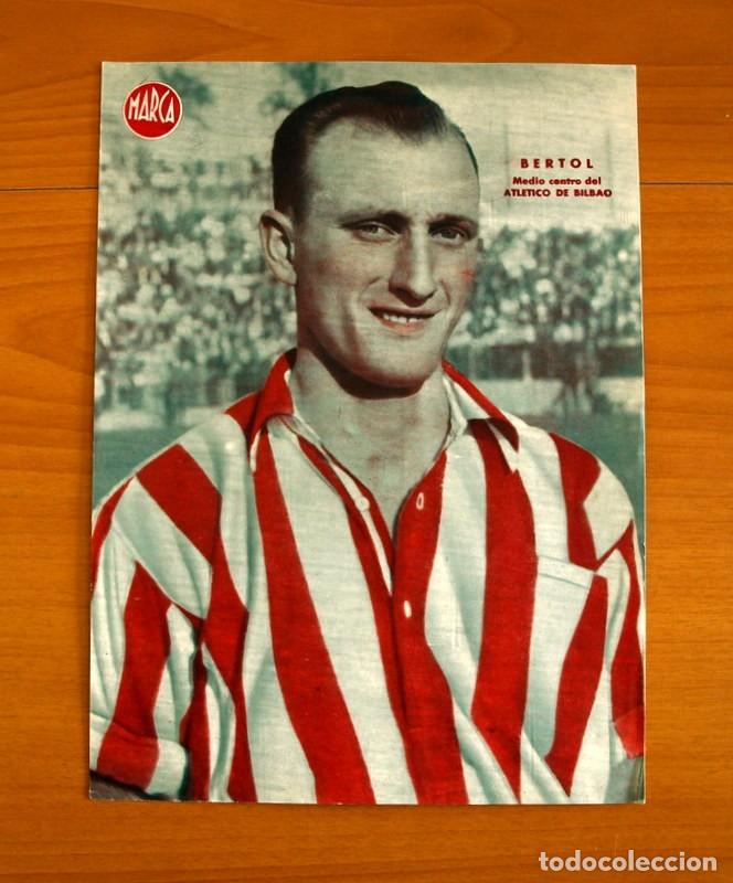 Collectionnisme sportif: Athletic de Bilbao - Bertol Medio Centro - L&aacute;mina de Marca a&ntilde;os 40 - Tama&ntilde;o 23,5x32 cm.