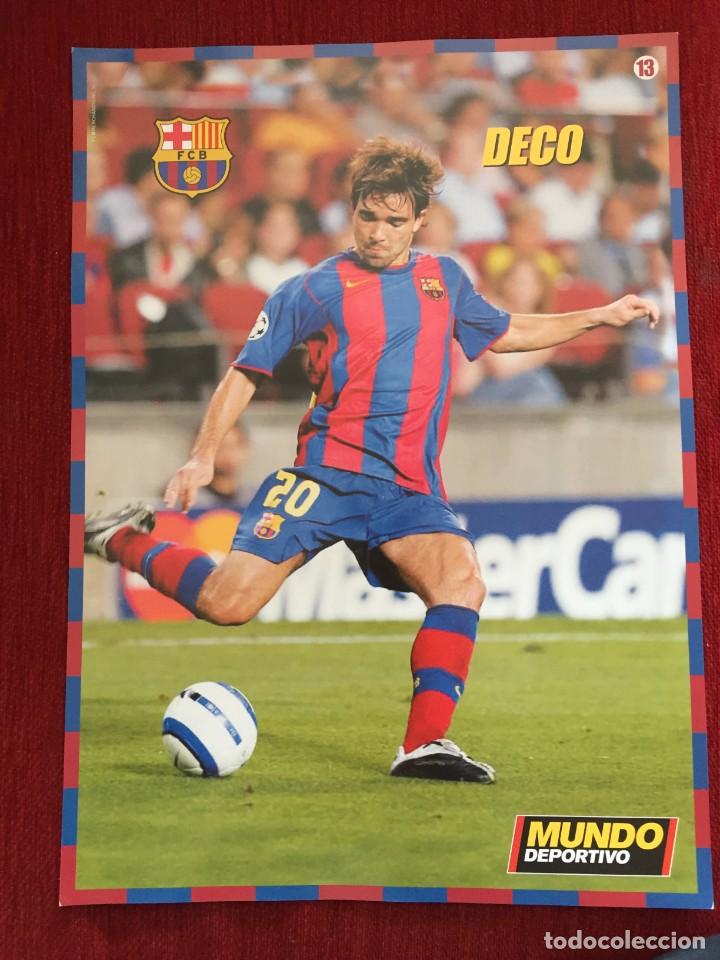 Collectionnisme sportif: CARTEL POSTER MUNDO DEPORTIVO LIGA TEMPORADA 2004 2005 CROMO JUGADOR DECO # 13