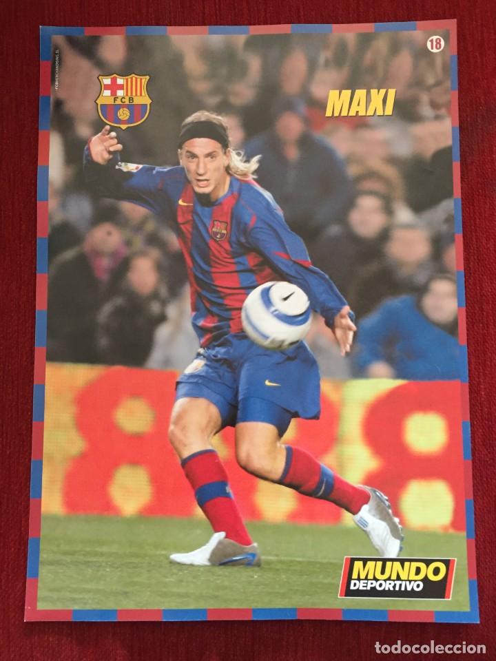 Collectionnisme sportif: CARTEL POSTER MUNDO DEPORTIVO LIGA TEMPORADA 2004 2005 CROMO JUGADOR MAXI # 18