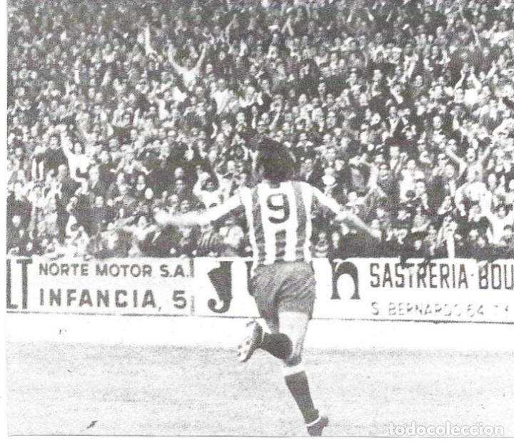 Collectionnisme sportif: REAL SPORTING DE GIJ&Oacute;N: Recorte de QUINI tras marcar un gol