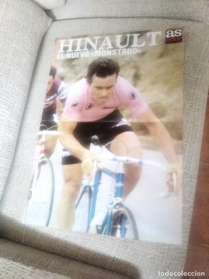 Coleccionismo deportivo: Poster hinault - Foto 1