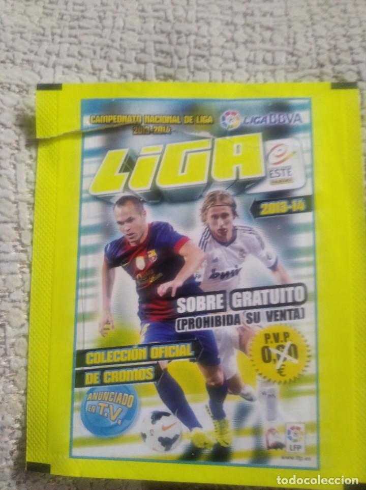 Collectionnisme sportif: Cromos Sobre vac&iacute;o futbol 2013-2014