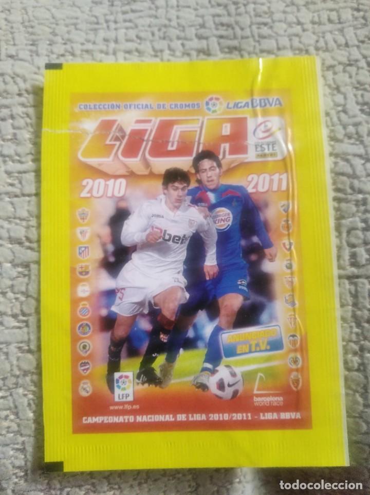 Collectionnisme sportif: Cromos Sobre vac&iacute;o futbol 2010-2011