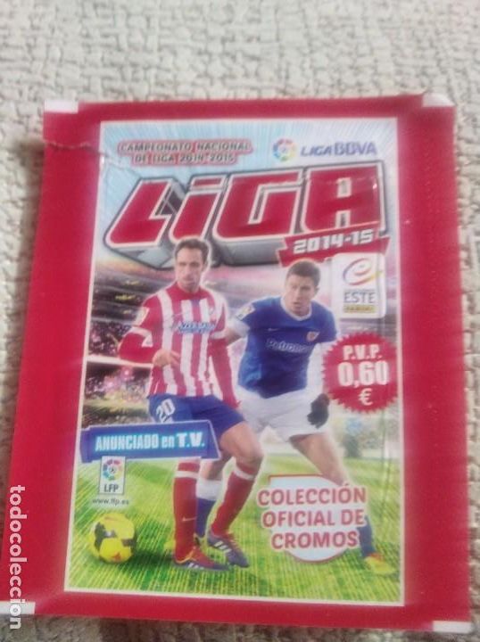 Collectionnisme sportif: Cromos sobre vac&iacute;o futbol 2014-2015