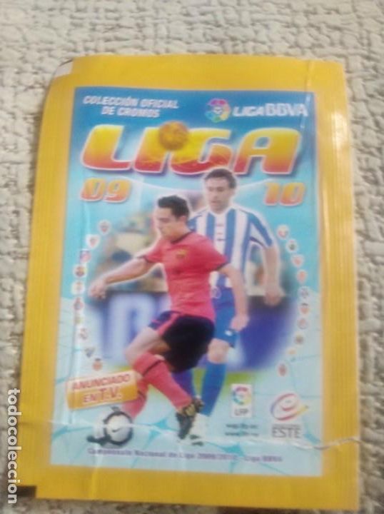 Collectionnisme sportif: Cromos Sobre vac&iacute;o futbol 2009-2010