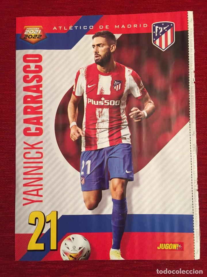 Collectionnisme sportif: CARTEL POSTER REVISTA JUGON YANNICK CARRASCO ATLETICO MADRID + ILAIX MORIBA VALENCIA
