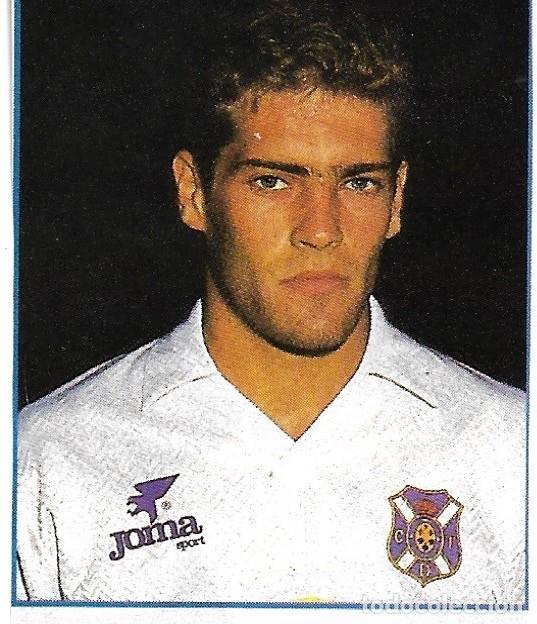 Collectionnisme sportif: CD. TENERIFE: Recorte de JULIO LLORENTE. 1990