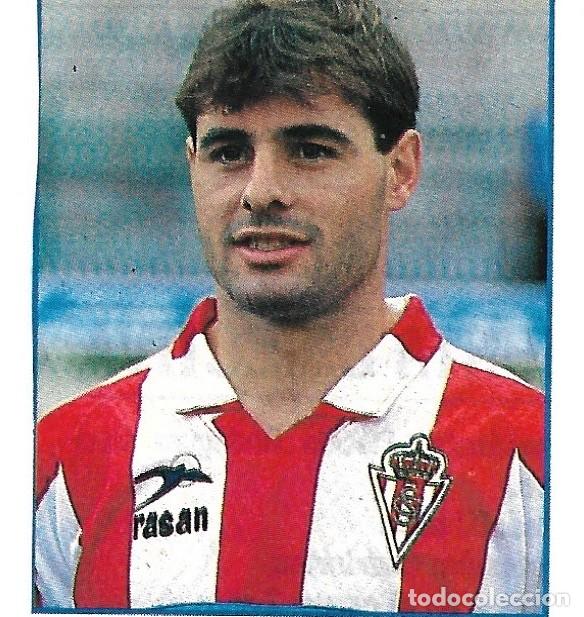 Collectionnisme sportif: REAL SPORTING DE GIJ&Oacute;N: Recorte de ALC&Aacute;ZAR. 1990