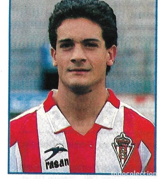 Coleccionismo deportivo: REAL SPORTING DE GIJ&Oacute;N: Recorte de MANJAR&Iacute;N. 1990