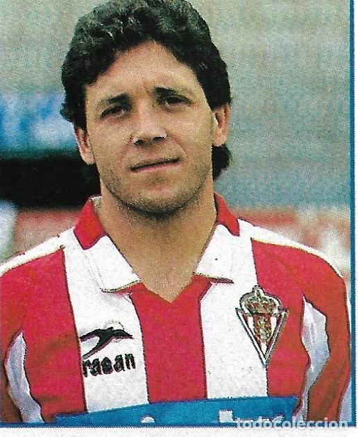 Coleccionismo deportivo: REAL SPORTING DE GIJ&Oacute;N: Recorte de JUAN CARLOS. 1990