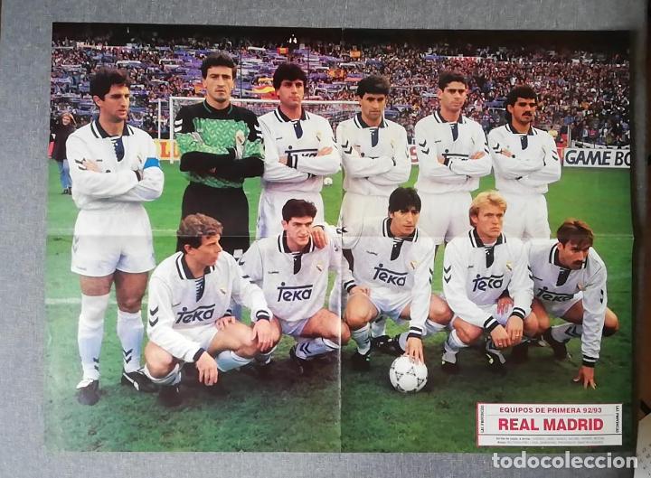 Collectionnisme sportif: ANTIGUO POSTER REAL MADRID TEMPORADA 1992-93. DIARIO LAS PROVINCIAS