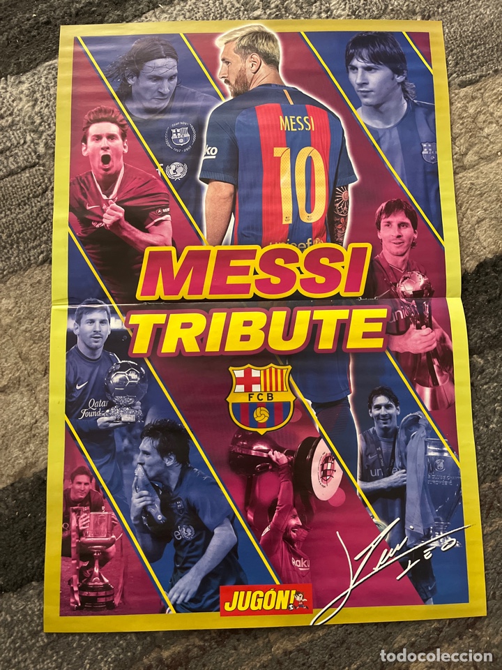 Collezionismo sportivo: POSTER MESSI TRIBUTE 30 x 45