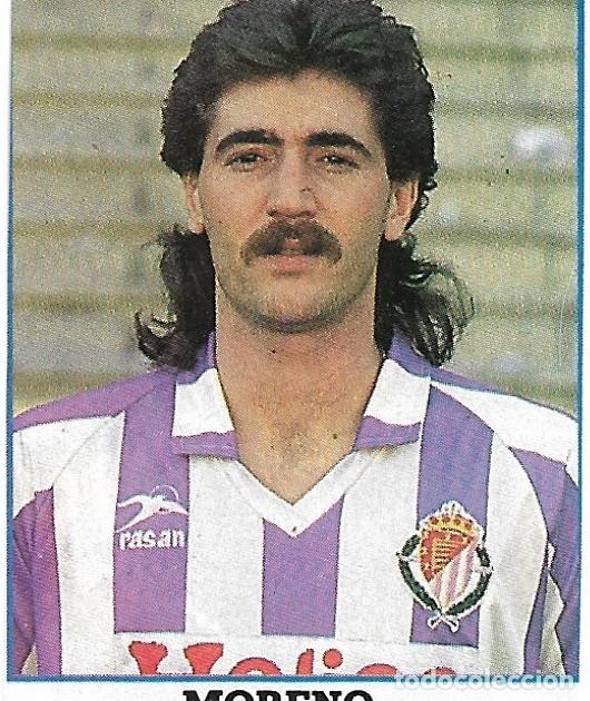 Collezionismo sportivo: REAL VALLADOLID: Recorte de MORENO. 1990