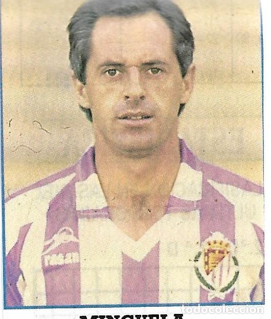 Collectionnisme sportif: REAL VALLADOLID: Recorte de MINGUELA. 1990