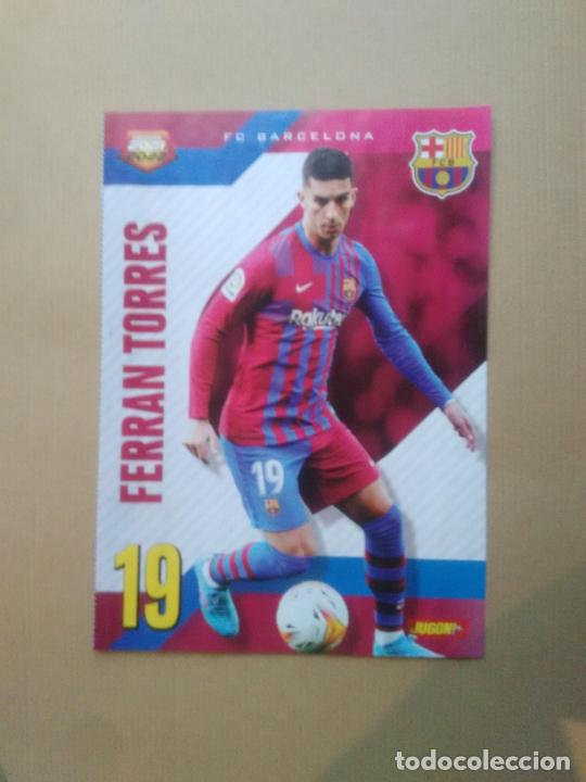 Collectionnisme sportif: FERRAN TORRES BARCELONA BAR&Ccedil;A EQUIPO LEVANTE DOBLE P&Oacute;STER 1 P&Aacute;G REVISTA JUG&Oacute;N 2021-2022 LIGA 21-22