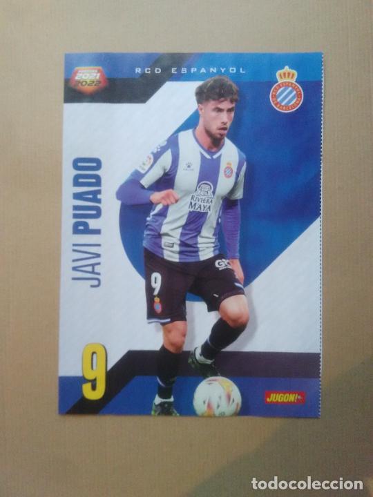 Collectionnisme sportif: JAVI PUADO ESPANYOL EQUIPO RAYO VALLECANO DOBLE P&Oacute;STER 1 P&Aacute;G REVISTA JUG&Oacute;N 2021-2022 LIGA 21-22