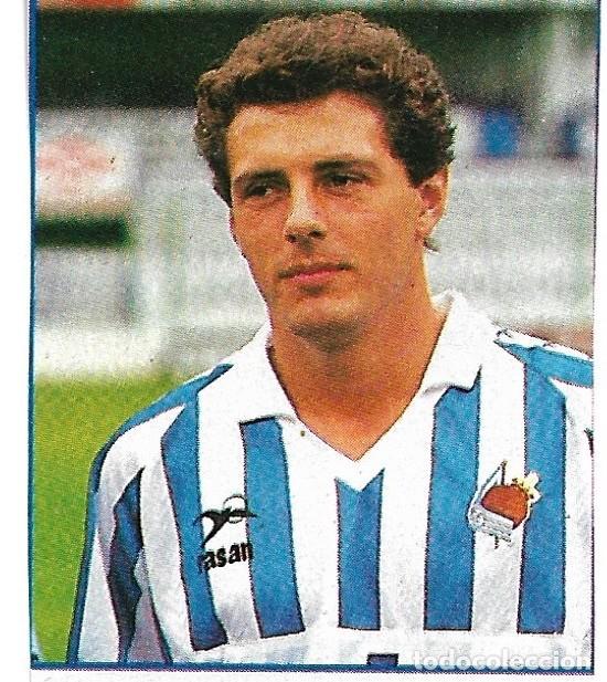 Collectionnisme sportif: REAL SOCIEDAD: Recorte de FUENTES.1990