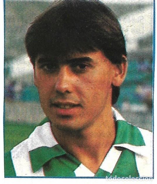 Collectionnisme sportif: REAL BETIS BALOMPI&Eacute;: Recorte de MIGUEL &Aacute;NGEL II. 1990