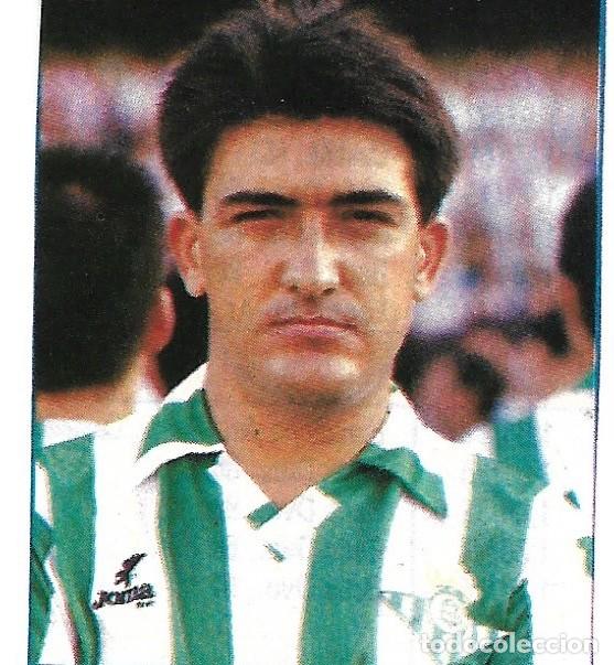 Collectionnisme sportif: REAL BETIS BALOMPI&Eacute;: Recorte de MIGUEL &Aacute;NGEL I. 1990